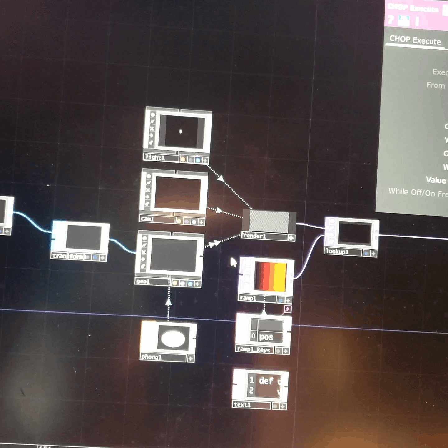 A background color has been added, and the index controls the background brightness (via HSV mode).