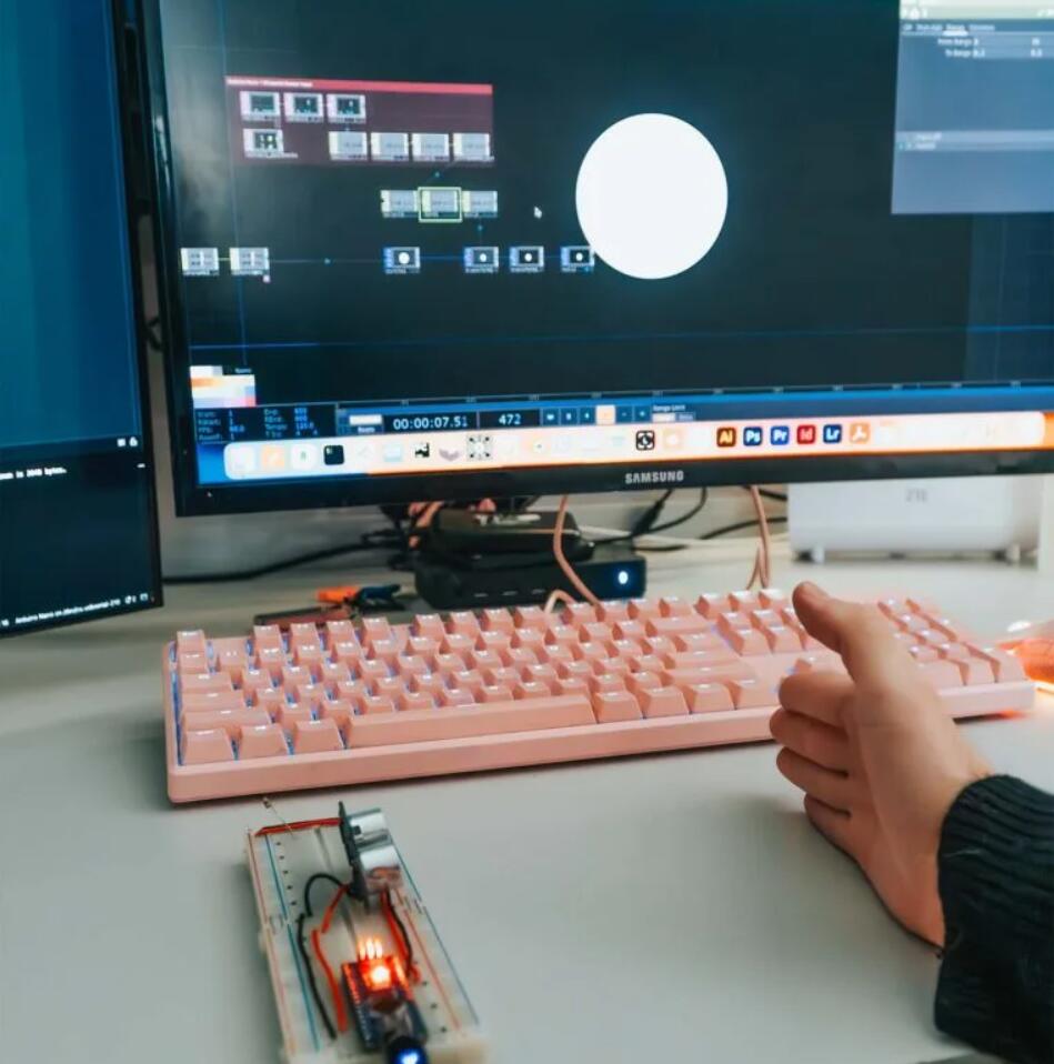 Arduino Uno for TouchDesigner and Immersive Experiences—I explored a range of artist projects where Arduino sensors trigger visual changes and LED responses in TouchDesigner. I can use these examples as inspiration for mapping my own hardware inputs to visual behaviours — especially for creating expressive reactions in my moon particles.