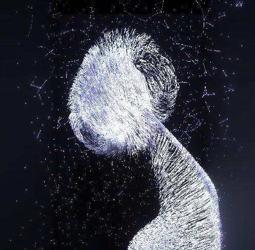 Celestial  Simulation in TouchDesigner—I want to use this tutorial to learn how to mask textures dynamically with alpha maps and manipulate 2D-to-3D visual transformations. I'm thinking I can apply these techniques to represent moon phases using either particles or geometry in my project.